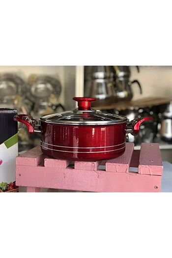 Yıldız çelik 32 cm teflon deep pot in the home