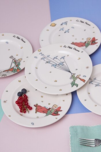 Karaca Little Prince 20 cm 6 Piece Cake Set