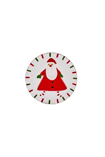 Karaca New Year's Eve Snowman Dessert Plate 15 Cm