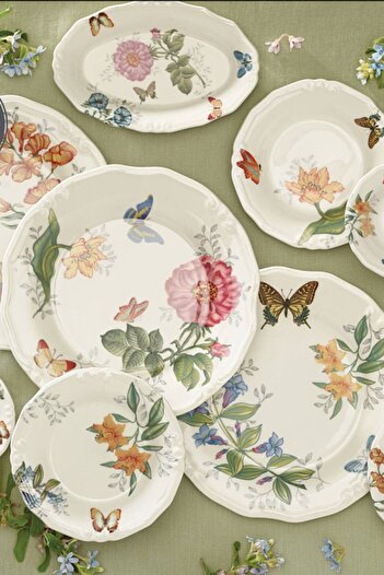 Karaca Dahlia 26 Piece Breakfast Set for 6 People