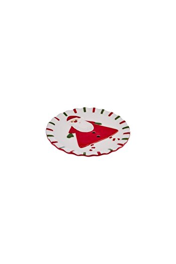 Karaca New Year's Eve Snowman Dessert Plate 15 Cm