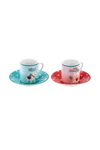Karaca Std Lama 2-Person Coffee Cup Set - 80 ml Classic