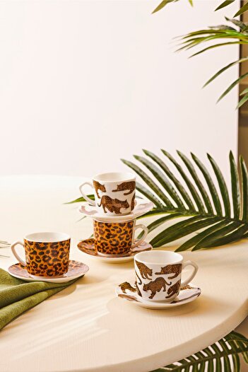 Karaca Madonna Set of 4 Coffee Cups 80 ml