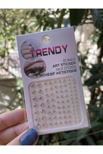 Green 82 Pieces Small Size Facial Nail and Hair Stick Stones