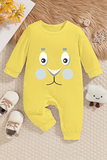 ADABEBEK Soft Baby Jumpsuit - Stylish Confused Dog Printed, 20222
