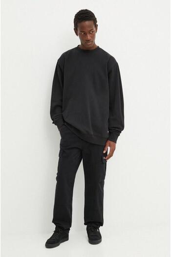 Vans Ανδρικό μαύρο φούτερ Vans - LOOSE CREW, ORIGINAL STANDARDS, VN000GE9BLK1