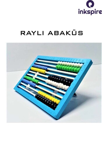 inkspire Colorful Luxury Abacus - Rail Mishap, 1 Number Counting Bead, 1St For Classrooms