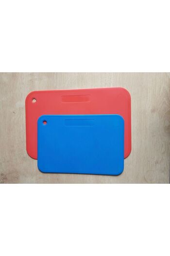 TURALLİ Flexible Polyethylene Cutting Board - 2 Colors, Bendable Cutting Mat