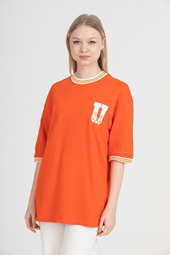 İLKCET MODA Μπλουζάκι USA Oversize Unisex