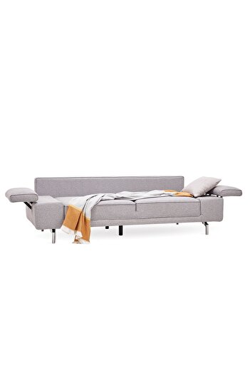 Enza Home Petra 2'li Koltuk, Kadife Dokulu - Koyu Gri