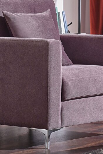 Enza Home Linea Berjer - Kahve, Antrasit