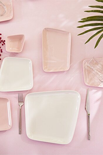Karaca Naomi Pink 26 Piece Breakfast Set for 6 People