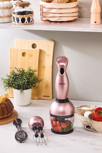 Karaca Pro- Midi Plus 3-Piece Blender Set Rosegold 1000w