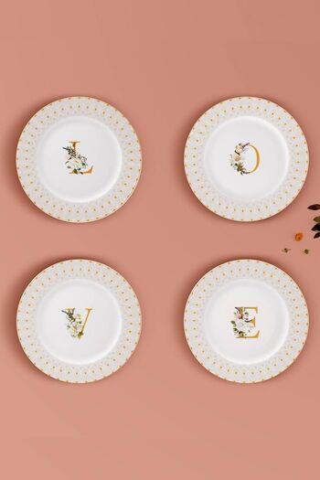 Karaca Love 4 Piece Cake Set 19 Cm