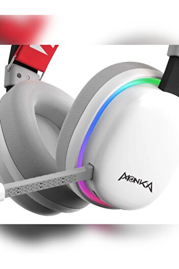 MONKA Hg9069w Echo Bluetooth 7.1 Surround Wireless Gaming Rgb Mikrofonlu Oyuncu Kulaklık Kablosuz