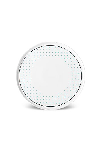 Karaca New Romantic Green Polka Dot Cake Stand 30 cm