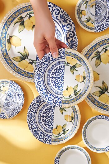 Karaca Lemon 26 Parça 6 Kişilik Kahvaltı/servis Takımı