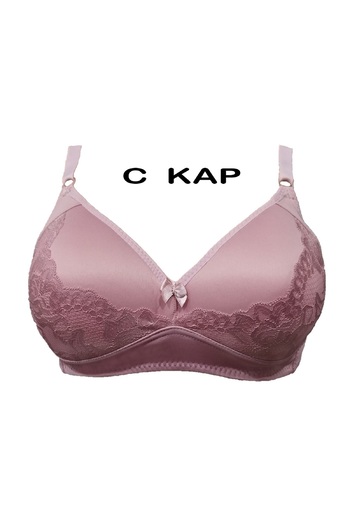 A&K ZÜMRA Pink Lace Recovery C Cap Bra - Wire Free Supportless