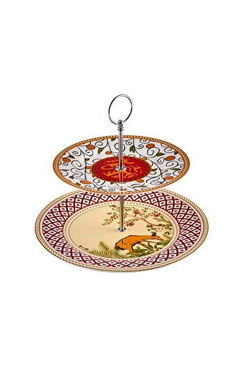 Karaca X Arslantepe Porcelain Layered Cookie Holder