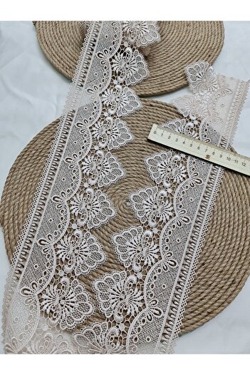Esteks Dantel ve Tekstil Aksesuarları 1 Meter Guipure French Lace Needlework