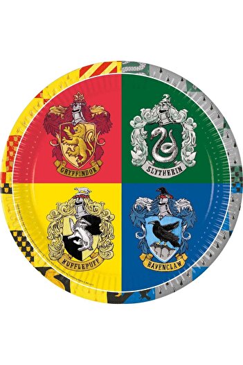 turkuaz parti 8'li HARRY POTTER KARTON TABAK VE BARDAK SET