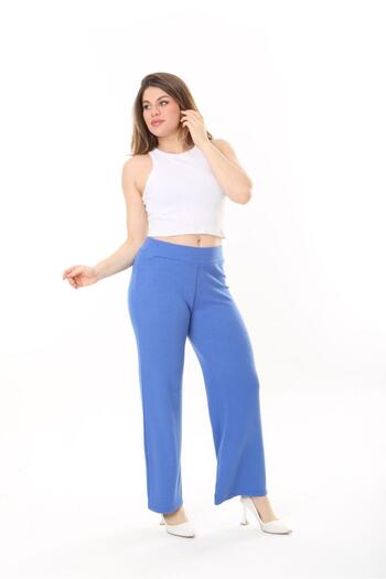 SERRA BÜYÜK BEDEN Burmük Wide Leg Trousers
