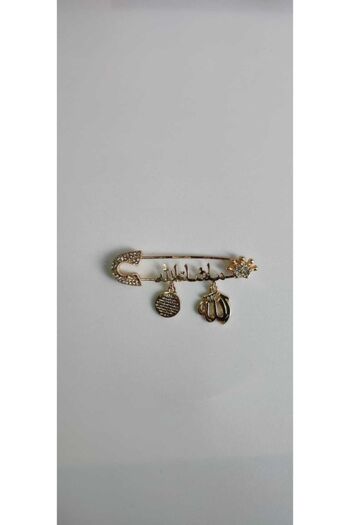 Asel Mashallah Baby Collar Pin White