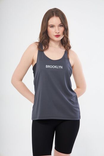 Moda Işık Αθλητικός Αθλητής Anthracite Color Brooklyn Printed