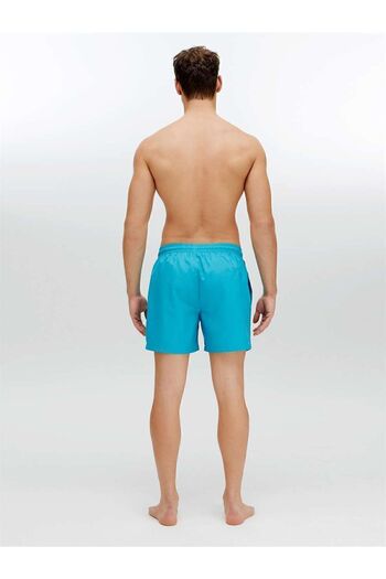 U.S. Polo Assn. Ανδρικό μπλε μαγιό μεσαίου μήκους - 22002