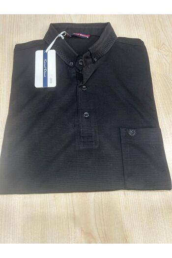 KEMAL EKİNCİ Men's T-Shirt - Quality Design with Buttons and Pockets