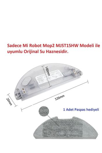 LİN GRUP XIAOMI Mop 2 Pro Lite - Συμβατό με δοχείο νερού και δεξαμενή νερού