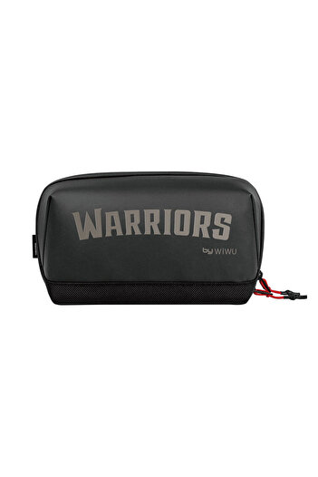 WIWU Macbook Aksesuar Çantası Wiwu Warriors Tech Pouch X Pro Dupont Cordura 1000D Naylon Kumaş Siyah