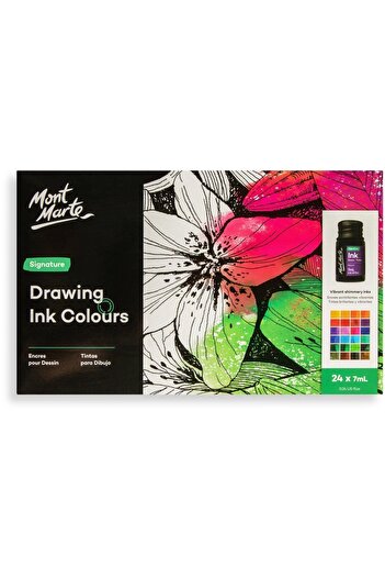 Mont Marte MM Çizim Mürekkebi Seti Signature 24 x 7ml