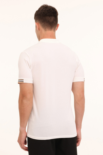 lumberjack Ml Franky 12Ba-111 4Pr Ecru Men's Short Sleeve T-Shirt