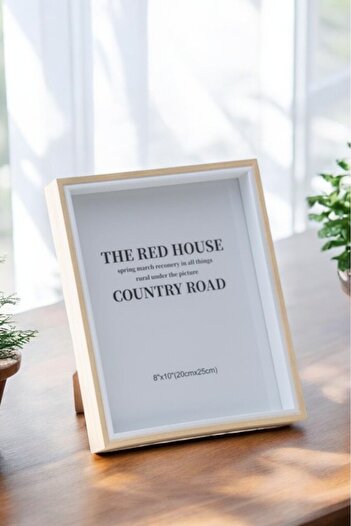 ACAR 22X27 cm Brown Wooden Photo Document Document Picture Frame - Acr-384