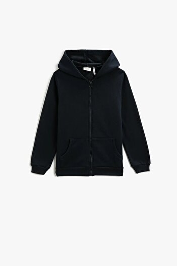 e-çocuk Winter School Sweatshirt - Hooded, Zippered, 3 Thread - 250003