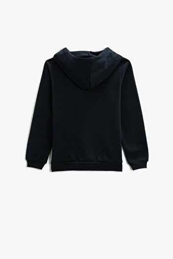 e-çocuk Winter School Sweatshirt - Hooded, Zippered, 3 Thread - 250003