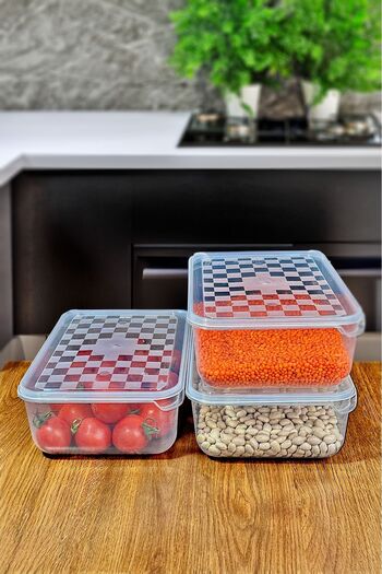 Mutfak Köşesi Set of 3 Functional Storage Containers