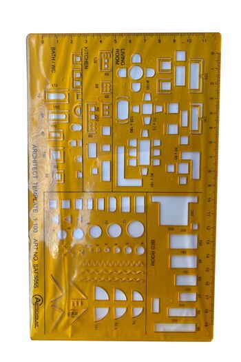 Artscholar Architectural Template - 1:100 Furniture/Installation Template (Saf5055)