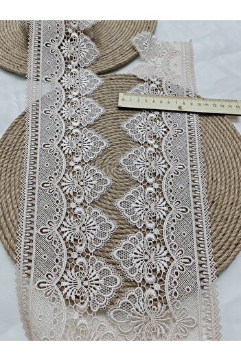 Esteks Dantel ve Tekstil Aksesuarları 1 Meter Guipure French Lace Needlework