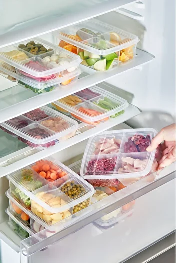 Amentes Storage Container 1 Piece Self-Lid, Locked, Freezer, Food-grade