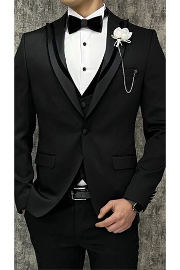 Terziayhan Groom Suit Tuxedo Slim Fit