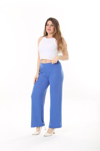 SERRA BÜYÜK BEDEN Burmük Wide Leg Trousers