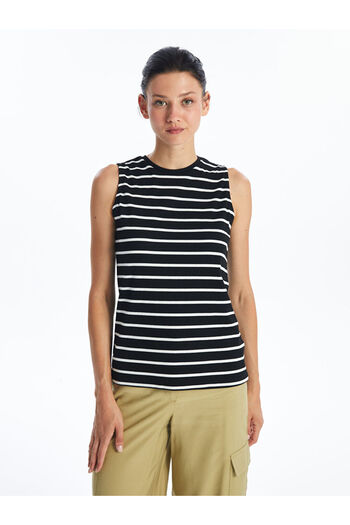 LC Waikiki Striped Crew Neck Women's Tank Top