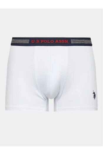 U.S. Polo Assn. Erkek Pamuklu Likralı 3'lü Paket Battal Boy Büyük Beden Çok Renkli Boxer