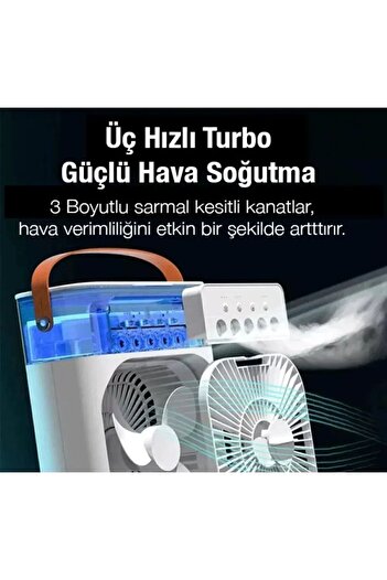 AET Yeni Ürün Büyük Boy 600 ml Ultrasonik Hava Nemlendirici Ve Aroma Ve Buzlu Klima Rgb Işıklı