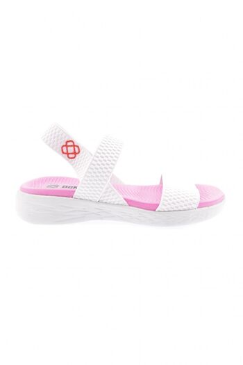 DGN White Fuchsia Women's Sandals - 102-23y Elastic