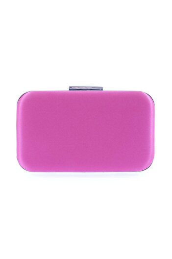 DGN Fuchsia Satin Women's Evening Dress Clutch Bag - 63813152