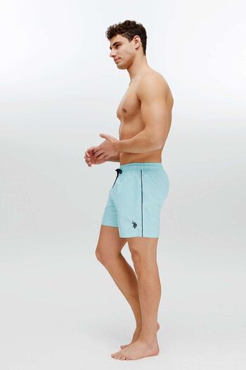 U.S. Polo Assn. Ανδρικό σορτς κολύμβησης μέντα μεσαίου μεγέθους 22002