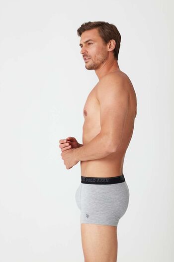 U.S. Polo Assn. Ανδρικό γκρι Melange Single Boxer 82014